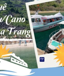 Thuê tàu cano tham quan đảo Nha Trang
