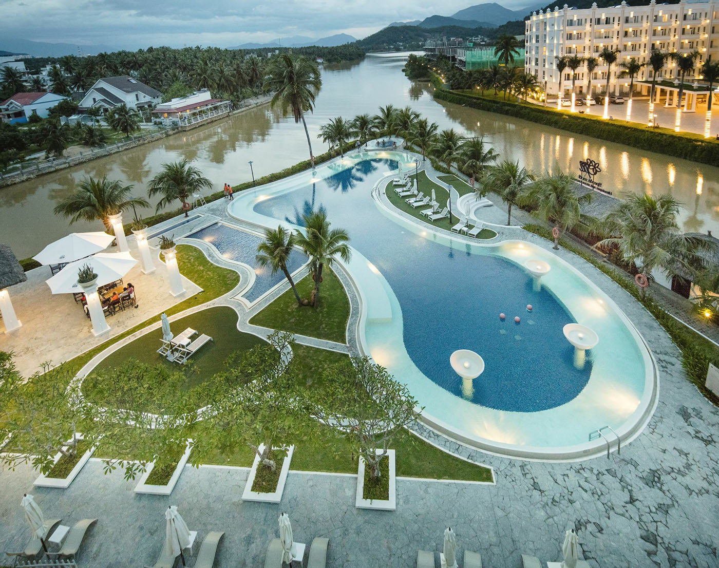 Diện tích Cham Oasis Nha Trang Resort Condotel